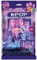 Kpop Demon Hunters K-pop demonų medžiotojai - lipdukų albumas - 2 aklųjų maišeliai - DK/NO (374-0002)