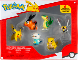 Pokémon - kovos figūrėlė 6 vnt. pakuotė (PKW4566)