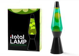 iTotal - Lavos lempa - Juoda/Žalia/Geltona - 36 cm (XL2341)