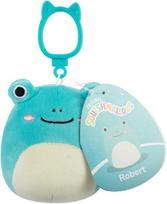 Squishmallows Minkšti saldainiai - 9 cm - Užsegami - Robert Frog