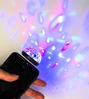 „Kikkerland“ – „Juodas Phone Disco Light“ (US173-BK-EU)