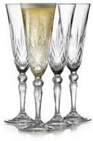 Lyngby Glas – Crystal Melodia šampano taurė – 16 cl – 4 rinkinys
