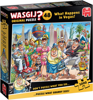 Dėlionė „Wasgij Original 48“ – Kas vyksta Las Vegase! (1000 detalių)