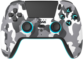 Freaks And Geeks - Wireless Bluetooth Controller for PS5- LED - Baltas Camo