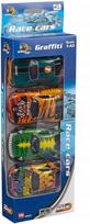 Speed Car Greičio automobilis – atbulinės eigos grafiti automobiliai 1:43, 4 vnt. pakuotėje (40683)