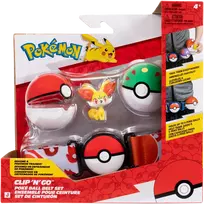 Pokémon - Clip N Go diržų komplektas Fennekin (PKW4742)
