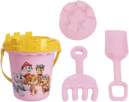Moxypaw Patrol Moxy - Šuniukų patrulis: Paplūdimio kibirėlis, 5 vnt. - Rožinis (160025)