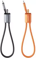 Kabelis USAMS U97 60W USB-C į USB-C laikiklis, 30 cm, tamsinti