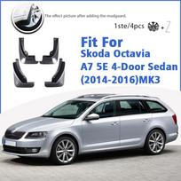Mudguard For Skoda Octavia A7 5E 2014-2016 MK3 Mudflaps Mudguards Car Accessories Auto Styline Splash Guard Fender Mud Flap juoda