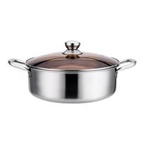 Stainless Steel Divided Hot Pot for Induction Cooker