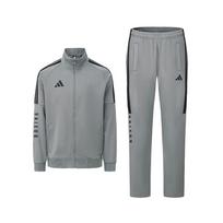 „Adidas Boxing 3-Stripes Classic Retro Straight Leg“ sportinio švarko komplektas, pilkas, TR30JR1BX-GYB+TR30PR1BX-GYB XL gray