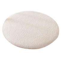Fleece Apvalus kėdės pagalvėlė Pliušinė dirbtinės avies vilnos sėdynės pagalvėlė su užtrauktuku Žieminė šilta neslystanti sėdynės pagalvėlė namams, biurui, virtuvei 30cm smėlis