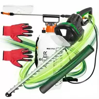 Sodo komplektas: elektrinės žirklės 620W pjovimo 20mm purkštuvas 8L Adler AD 6809 AV 6813