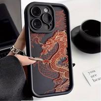Phone Case for Oppo Realme 16 15T C71 C75 C65 C63 C67 C55 C53 C35 C33 15 14 13 12 11 GT6 GT3 Pro 4G 5G Cover Red Dragon Papercut Realme 16 Pro 5G