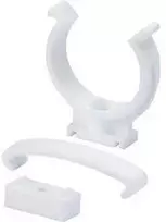 Nordisk Wavin 50 mm baltas užspaudimo žiedas, vamzdžių laikiklis, PP
