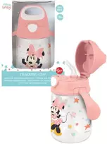 Disney Minnie Baby puodelis su šiaudeliu, 370 ml.