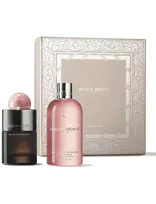 Molton Brown - dovanų rinkinys „Delicious Rhubarb Rose“ - EDP 100 ml + vonios ir dušo želė 300 ml
