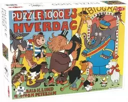 Tactic Games Taktika – Dėlionė 1000 vnt – Storm P Dyrenes Hverdag