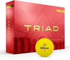Wilson - Triad golfo kamuoliukas geltonas, 12 kamuoliukų