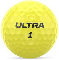 Wilson - golfo kamuoliukai Ultra Distance geltoni, 15 vnt. pakuotėje