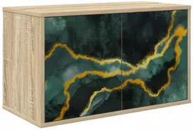 TV staliukas Sieninis televizoriaus stovas WIJHE 69 x 33 x 40 cm
