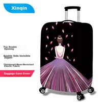 Xinqin Luggage Cover, Thickened Leather Suitcase Cover, Travel Case Outer Cover, Dust Cover, Zimeng Jiaren XL Size (29-32 Inches)