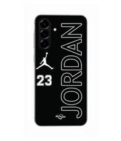 Case - Maniacase - Samsung Galaxy A26 - Silicone - Black - Jordan 23 Logo juoda