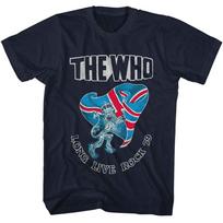 The Who Long Live Rock 79 Navy Music Shirt S