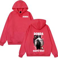 Rapper Kanye West Donda Double Sided Print Hoodt Men Women Tops Hip Hop Fashion Pop Music Wears Men's Vintage Oversized Hoodies S
