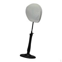 Adjustable Hat Cap Stand Rack Wig Holder Storage Display Beige