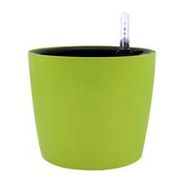 Automatic Water Absorb Self Watering Flower Pot Plastic Hydroponic Planter for Home Office Succulents and Tropical Plants žalia