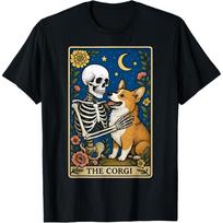 The Corgi Tarot Card T-Shirt S juoda