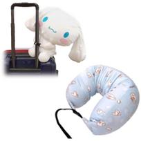 Sanrio Travel Neck Air Pillow with Flips Inside Transforms into a Cute Take Cinnamoroll Pillow, Microbeads, Fluffy, Out, Character, Me!