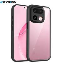 KEYSION Transparent Phone Case for Realme 16 Pro 5G Soft Silicone+PC HD Clear Simple Shockproof Phone Cover for OPPO Realme 16 Pro+ 5G for Realme 16 Pro 5G juoda