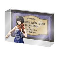 Attack on Titan 02 Mikasa Crystal Art Board
