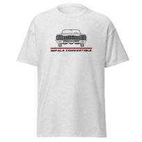 Premium T-Shirt For Chevrolet Impala Convertible 1964 Car Fans Birthday Gift Tee L