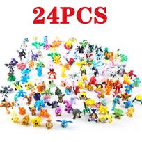 144 stiliaus Pokemon figūrėlės žaislai Anime Pikachu veiksmo figūrėlės modelis Dekoratyvinis papuošalas Kolekcionuokite žaislus Sukurta vaikų Kalėdų dovanai