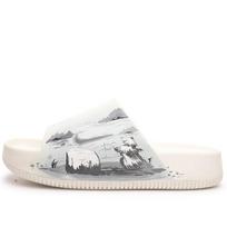 Nike Calm Slide Quiet Slip Resistant Cushioning Slide Slippers Unisex White Gray FD4116-100(Team130-VAM) 40