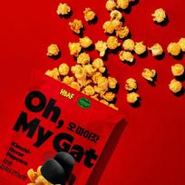 HBAF x BibiGo Oh My Gat Kimchi-flavor Popcorn 80g 80g