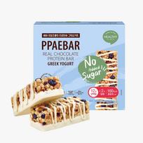 PPAEBAR Real Chocolate Protein Bar #Greek Yogurt 1 Box (40g*9ea) 40g*9ea gray