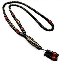 Niche Design Agates Pendant Ethnic Style Necklace Men Necklace Girl Necklace Fashion Jewelry juoda