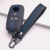 Car Key Cover for Toyota Raize Tanto Rex Ativa Daihatsu Rocky Tanto Subaru Rex with Keychain Honeycomb Texture Soft Silicone Car Remote Key Sleeve juoda