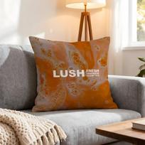 Brand Lush Cushion Cover 1Pcs Decorative Covers Soft Cushion Case For Sofa Couch Decor 40X40 45X45 Pillowcases Peach skin 18*18(CM)-1Pcs