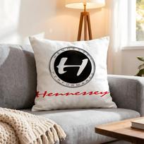 Premium Hennessy Cushion Cover 1Pcs Decorative Covers Soft Cushion Case For Sofa Couch Decor 40X40 45X45 Pillowcases Peach skin 18*18(CM)-1Pcs