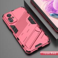 Smūgiams atsparus dėklas Xiaomi Redmi Note 12 13 Pro Plus + 12S 4G 5G Apsauginis šarvuotas laikiklis Galinis dangtelis Redmi 12C 13C telefono dėklui Redmi 12 rožinė raudona spalva