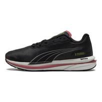 PUMA Velocity Nitro 1 Wtr Wns Women Low Top Marathon Running Shoes Fabric Lightweight Anti-slip Wear-resistant Black Silver Yellow 195296-01 38