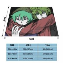 Shin Tsukimi Sou Hiyori Yaoi antklodė Uždenkite jūsų eilę mirti YTTD žaidimo vilnos antklodė lova sofa minkšta šilta lovatiesė 75x100cm 30x40inch