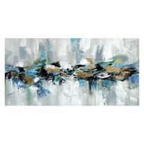 Spalvingas Abstraktus Aliejinis Paveikslas ant Drobės Spaudinių Sienų Dekoras Meno Paveikslai Svetainei Moderni Namų Dekoracija 20x40cm