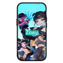 skirta iPhone 17 16 15 Xiaomi Poco F7 F8 X7 X6 C85 C75 C71 M8 Redmi Note 14 13 12 11 Pro Max 14C 13C 15C A3 A4 telefono dėklas Zoey KPop Demon Hunters X dangtelis for Samsung Galaxy Note 8 lubų spalva