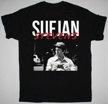 Sufjan Stevens Music Black T-Shirt Cotton Unisex S-234XL Unisex T-Shirt XL